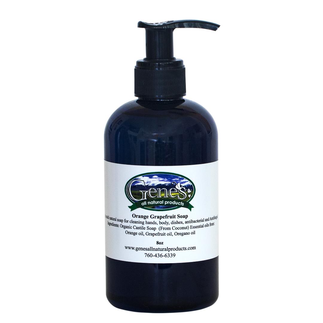 Orange Grapefruit Liquid Soap 8 oz