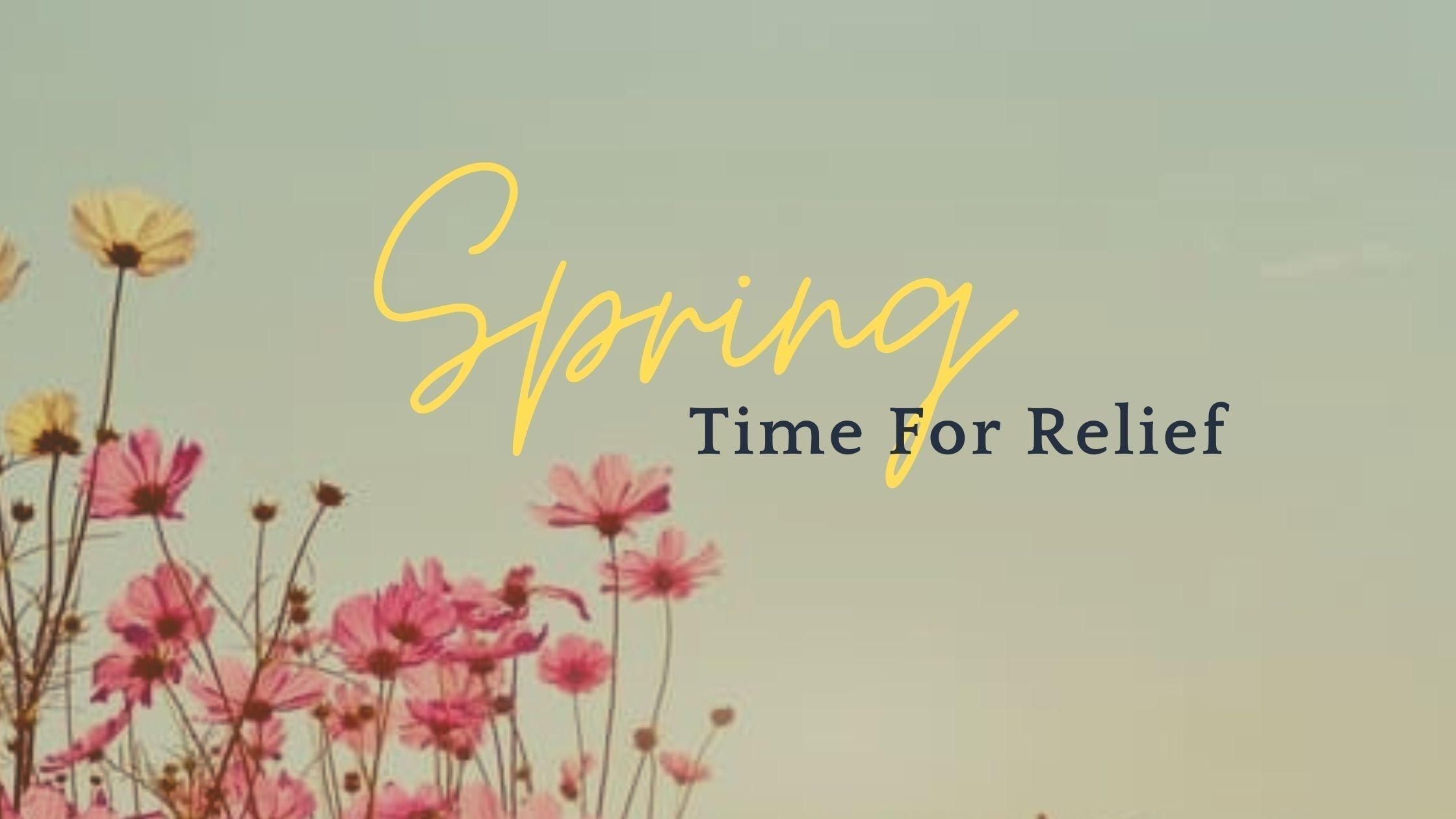 Spring Time For Rest Spring - Time For Relief – Gene's All Natural Products